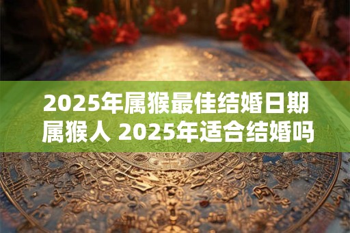 2025年属猴最佳结婚日期 属猴人 2025年适合结婚吗
