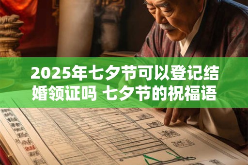 2025年七夕节可以登记结婚领证吗 七夕节的祝福语