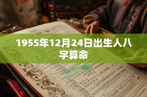 1955年12月24日出生人八字算命