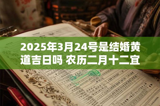 2025年3月24号是结婚黄道吉日吗 农历二月十二宜嫁娶吗