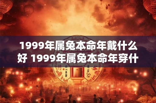 1999年属兔本命年戴什么好 1999年属兔本命年穿什么颜色