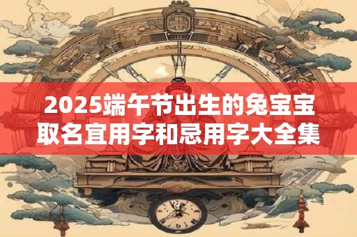 2026端午节出生的兔宝宝取名宜用字和忌用字大全集 2026端午节出生的兔宝宝取名宜用字和忌用字大全集
