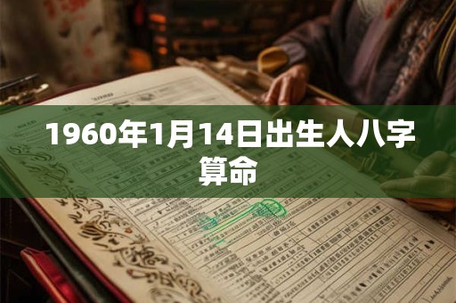 1960年1月14日出生人八字算命