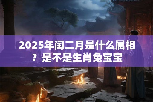 2025年闰二月是什么属相？是不是生肖兔宝宝