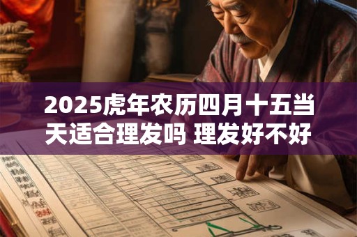 2025虎年农历四月十五当天适合理发吗 理发好不好