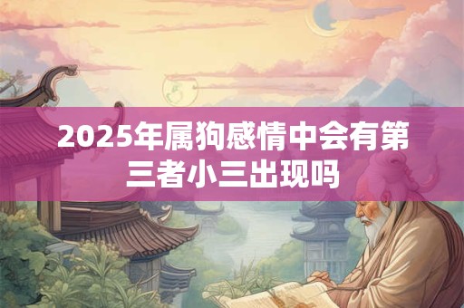 2025年属狗感情中会有第三者小三出现吗 2025年属狗感情中会有第三者小三出现吗