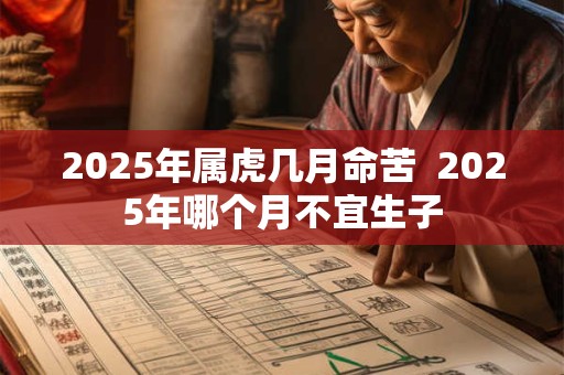 2025年属虎几月命苦  2025年哪个月不宜生子