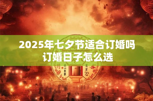 2025年七夕节适合订婚吗 订婚日子怎么选