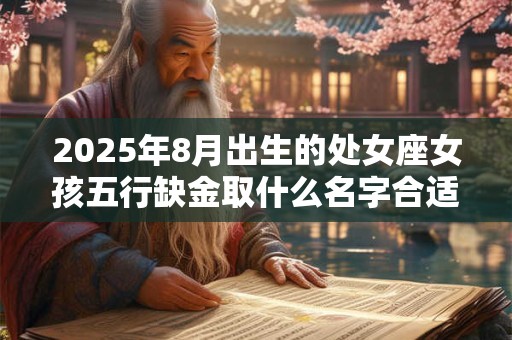 2025年8月出生的处女座女孩五行缺金取什么名字合适？