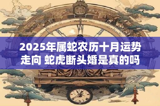 2026年属蛇农历十月运势走向 蛇虎断头婚是真的吗 2026年属蛇农历十月运势走向 蛇虎断头婚是真的吗