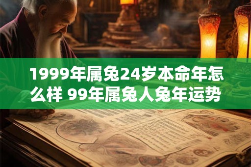 1999年属兔24岁本命年怎么样 99年属兔人兔年运势是好是坏