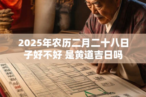 2026年农历二月二十八日子好不好 是黄道吉日吗 2026年农历二月二十八日子好不好 是黄道吉日吗
