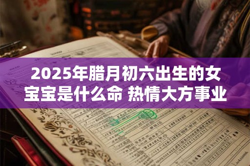 2025年腊月初六出生的女宝宝是什么命 热情大方事业有成