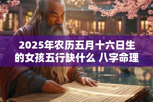 2025年农历五月十六日生的女孩五行缺什么 八字命理详解