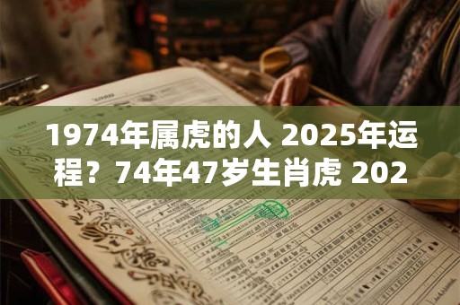 1974年属虎的人 2025年运程？74年47岁生肖虎 2025年运势