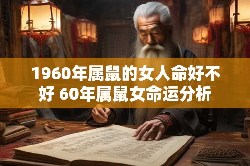 1960年属鼠的女人命好不好 60年属鼠女命运分析