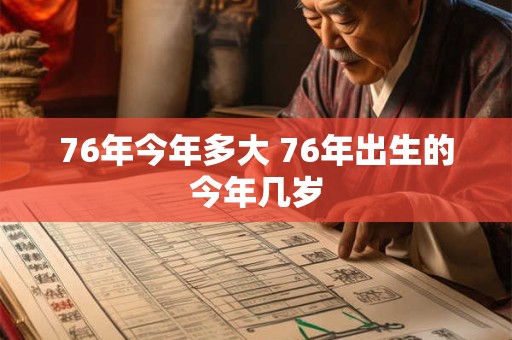 76年今年多大 76年出生的今年几岁