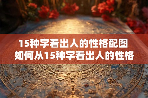15种字看出人的性格配图 如何从15种字看出人的性格