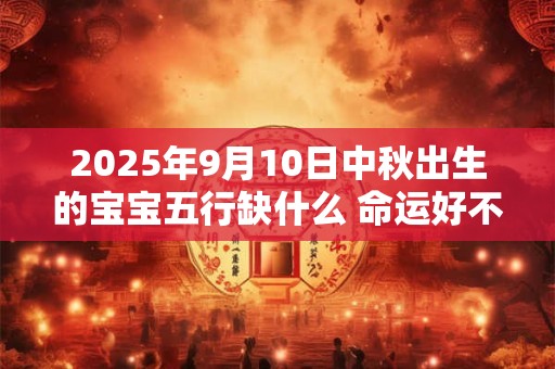 2026年9月10日中秋出生的宝宝五行缺什么 命运好不好