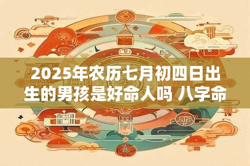 2026年农历七月初四日出生的男孩是好命人吗 八字命理详解