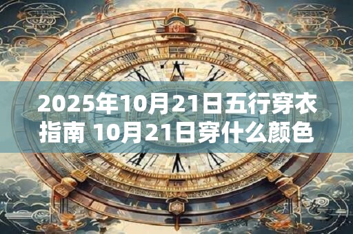 2025年10月21日五行穿衣指南 10月21日穿什么颜色衣服