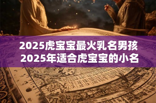 2025虎宝宝最火乳名男孩 2025年适合虎宝宝的小名大全