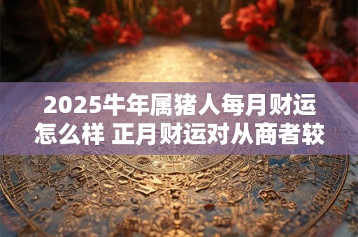2025牛年属猪人每月财运怎么样 正月财运对从商者较为有利