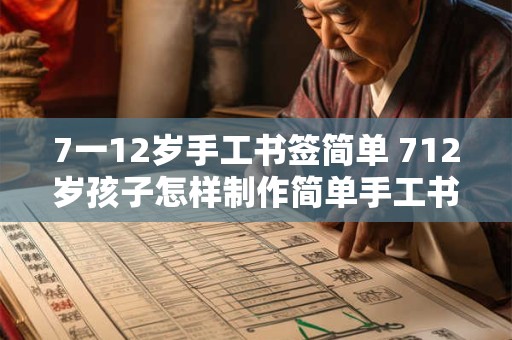 7一12岁手工书签简单 712岁孩子怎样制作简单手工书签