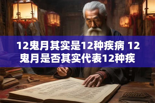 12鬼月其实是12种疾病 12鬼月是否其实代表12种疾病 12鬼月其实是12种疾病 12鬼月是否其实代表12种疾病