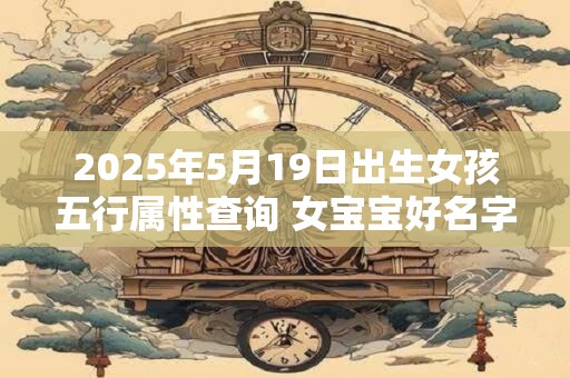 2025年5月19日出生女孩五行属性查询 女宝宝好名字合集