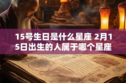 15号生日是什么星座 2月15日出生的人属于哪个星座