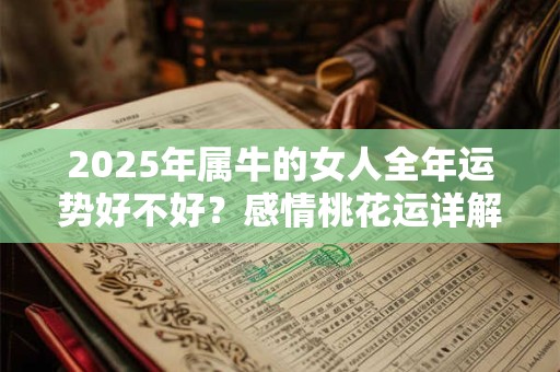 2025年属牛的女人全年运势好不好?感情桃花运详解 2025年属牛的女人全年运势好不好?感情桃花运详解