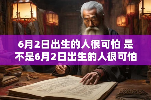 6月2日出生的人很可怕 是不是6月2日出生的人很可怕