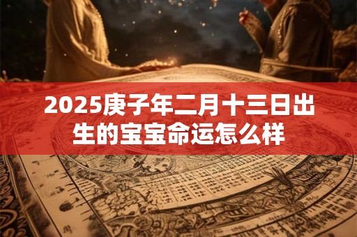 2025庚子年二月十三日出生的宝宝命运怎么样