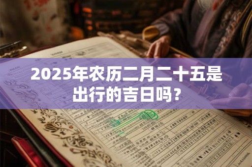 2025年农历二月二十五是出行的吉日吗? 2025年农历二月二十五是出行的吉日吗?