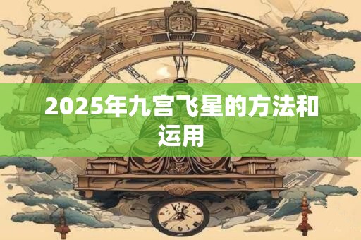 2025年九宫飞星的方法和运用