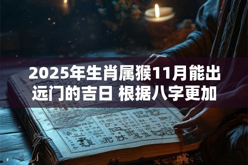 2025年生肖属猴11月能出远门的吉日 根据八字更加精准