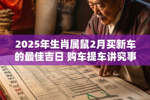 2025年生肖属鼠2月买新车的最佳吉日 购车提车讲究事宜