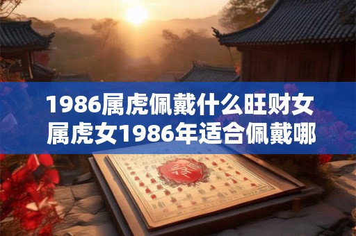 1986属虎佩戴什么旺财女 属虎女1986年适合佩戴哪些物品招财