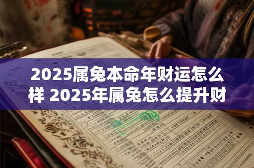 2025属兔本命年财运怎么样 2025年属兔怎么提升财运 2025属兔本命年财运怎么样 2025年属兔怎么提升财运