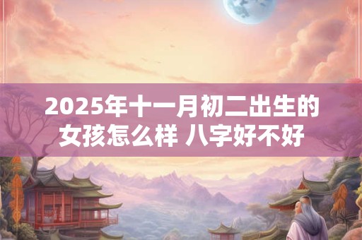 2025年十一月初二出生的女孩怎么样 八字好不好