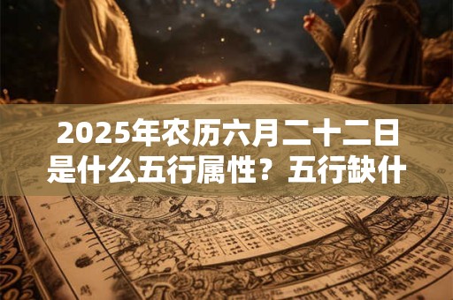 2025年农历六月二十二日是什么五行属性？五行缺什么