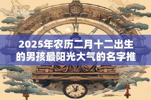 2025年农历二月十二出生的男孩最阳光大气的名字推荐 2025年农历二月十二出生的男孩最阳光大气的名字推荐