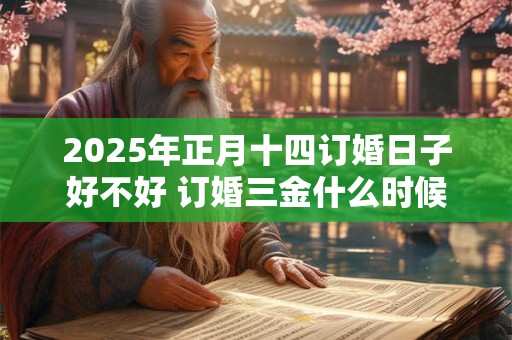 2026年正月十四订婚日子好不好 订婚三金什么时候佩戴