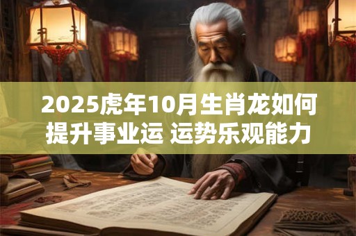 2025虎年10月生肖龙如何提升事业运 运势乐观能力提升