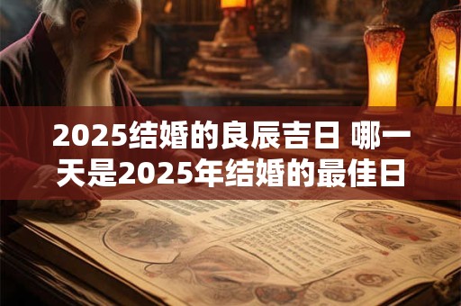 2025结婚的良辰吉日 哪一天是2025年结婚的最佳日子