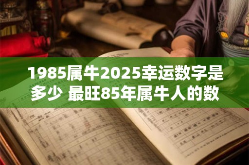 1985属牛2025幸运数字是多少 最旺85年属牛人的数字