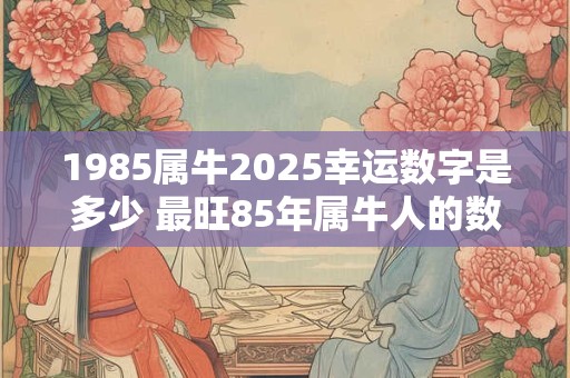 1985属牛2025幸运数字是多少 最旺85年属牛人的数字