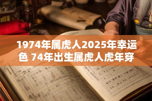 1974年属虎人2025年幸运色 74年出生属虎人虎年穿什么颜色衣服好