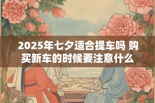 2025年七夕适合提车吗 购买新车的时候要注意什么